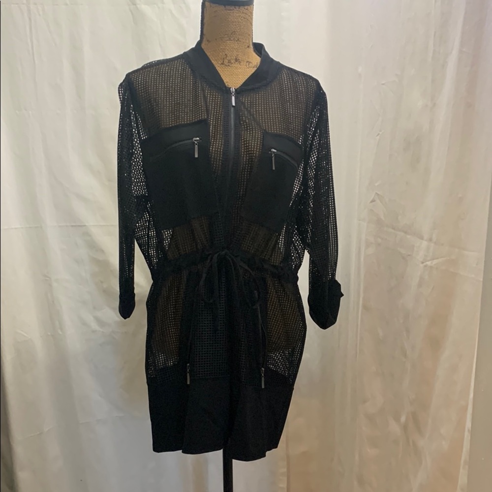 wayne Layers Beach cover up or mesh jacket
